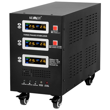 stabilizator servomotor trifazat 10kva proavr-10k kemot - imagine 8